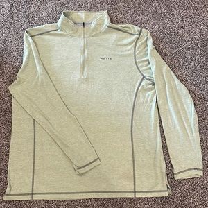 Men’s Orvis Lightweight Quarter Zip Pullover, Size XLarge